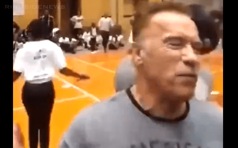 WWE Hall Of Famer Arnold Schwarzenegger Dropkicked At South African Event
