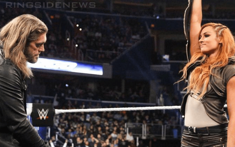 Edge Reacts To Becky Lynch Taking Shot At His Neck Injury