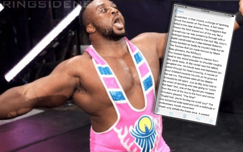 Big E Gives Fans Sneak Peek At Novel He Gave Up Writing In 2015