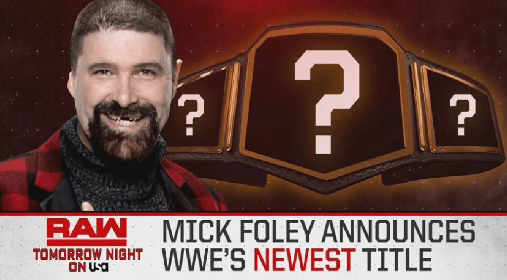 WWE’s New Title Is A Mystery To Those Backstage