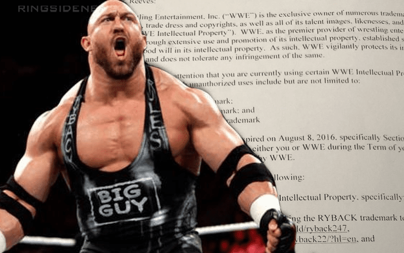 Ryback Reveals Threatening Legal Letter He Received From WWE