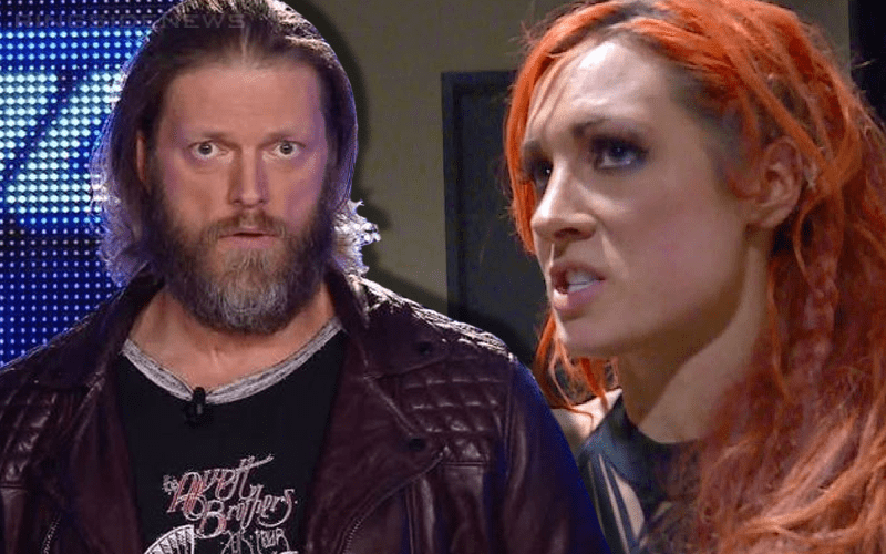 Edge Takes Shot At Becky Lynch’s Writers Saying That They Need Work