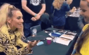 Watch Carmella Call Bayley For Fan At Meet & Greet In Australia