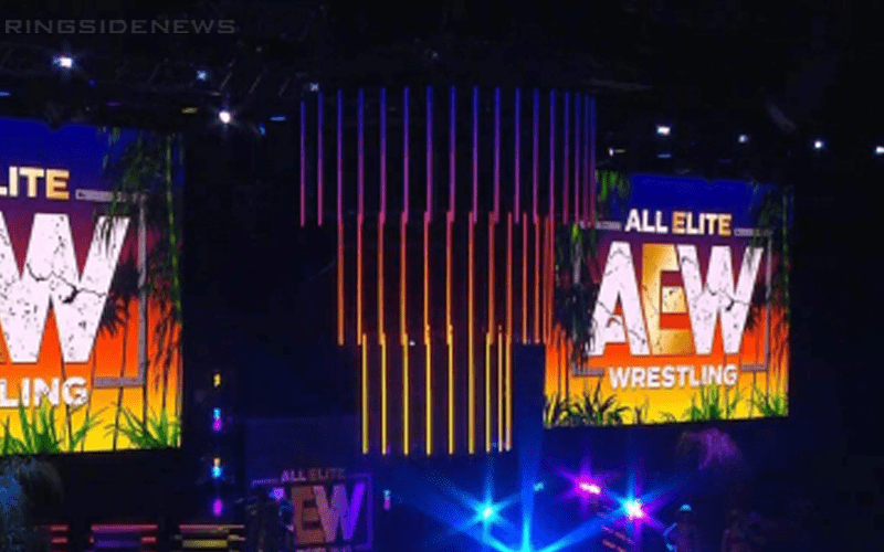 First Look At AEW Fyter Fest Stage