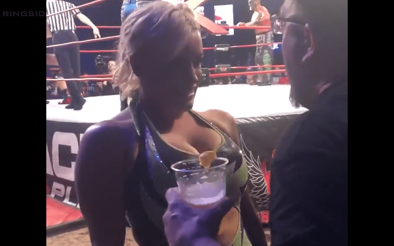 Watch Fan Cuss At & Spit On Taya Valkyrie At Impact Wrestling Event