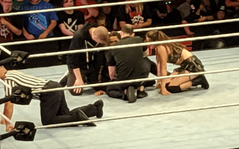 WWE Superstar Knocked Out During Live Event