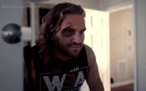 Hangman Pages Pulls The Stitches Out Of His Eye During Intense Promo