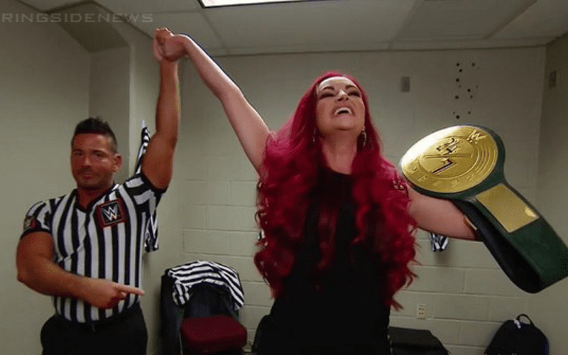 Maria Kanellis Rubs It In As First Pregnant Champion In WWE