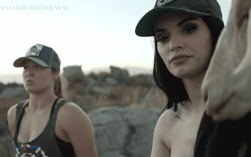Paige Throws Up On Ronda Rousey’s Farm & Walks With Goats