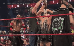 Steve Austin Drowns Lilian Garcia In Beer After RAW Reunion