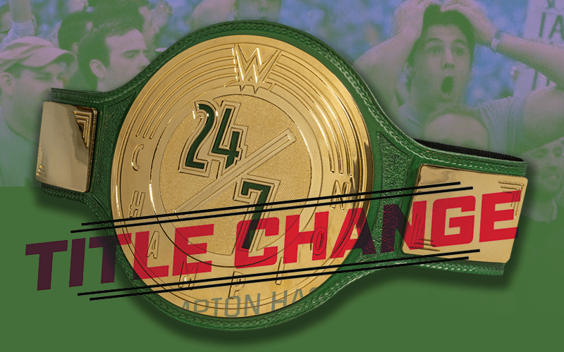 WWE 24/7 Title Changes Hands At Fox Event