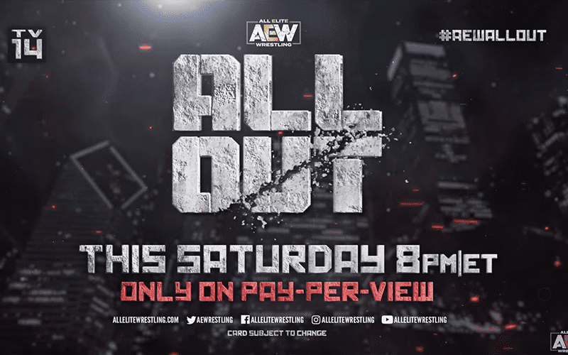 Final Card & Start Time for AEW All Out