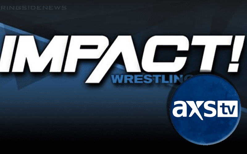 Impact Wrestling’s Talks With AXS TV Reportedly ‘Not Dead’