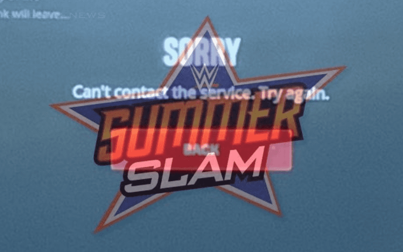 WWE Network Having MAJOR Issues For Summerslam