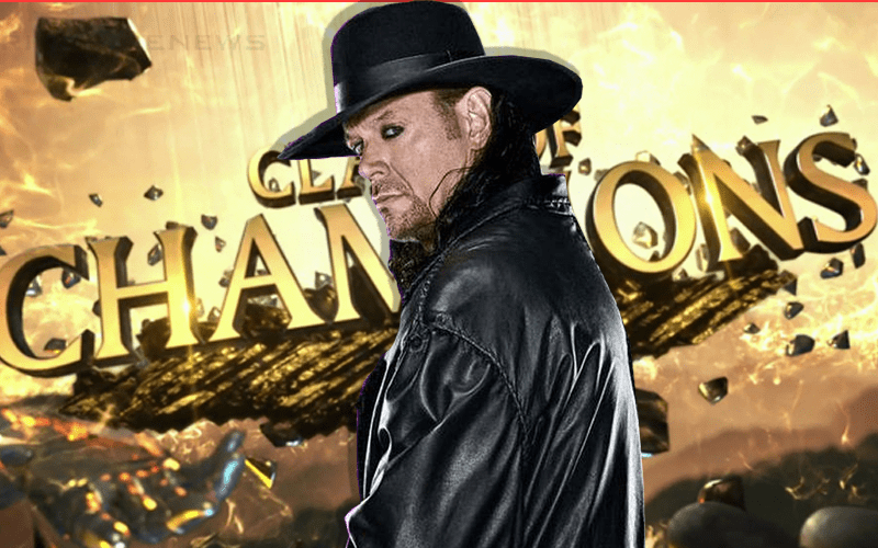 The Undertaker Announced For SmackDown Before WWE Clash Of Champions