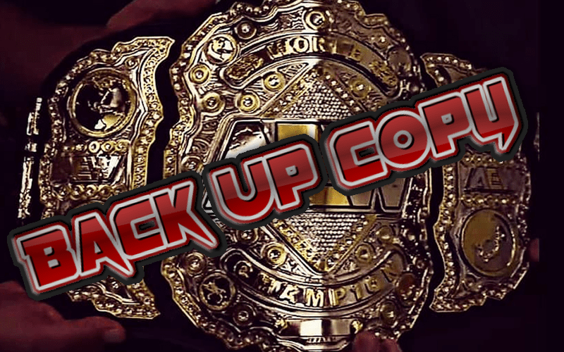 AEW Has Back-Up World Title Belt