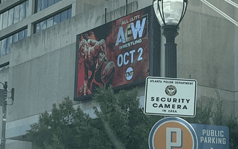 AEW Billboards Popping Up Worldwide