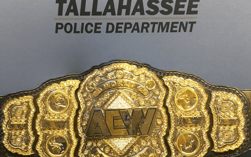 How Police Found Chris Jericho’s AEW World Title