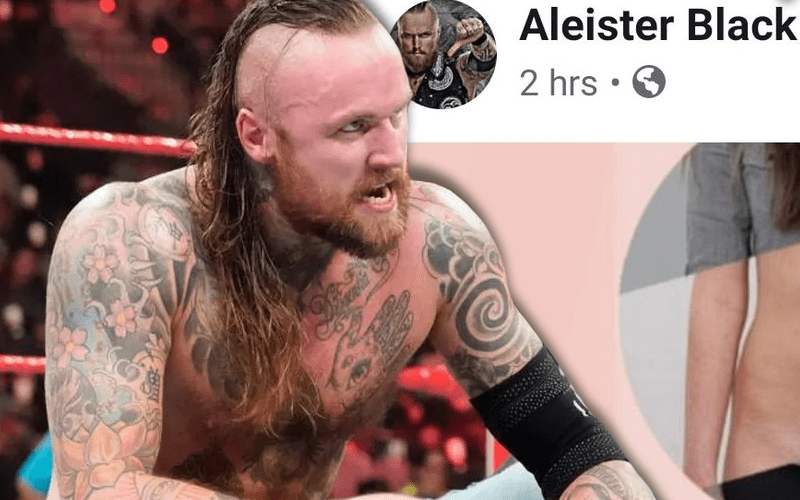 Aleister Black Clears The Air About Facebook Account Being Hacked
