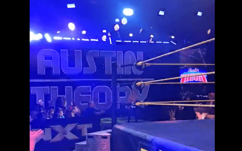 Austin Theory Competes Before WWE NXT