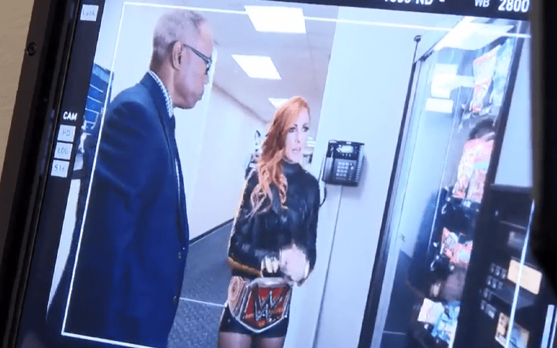 Behind The Scenes Footage Of Becky Lynch ESPN Sportscenter Commercial Shoot