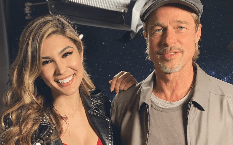 Cathy Kelley Talks About Outer Space With Brad Pitt