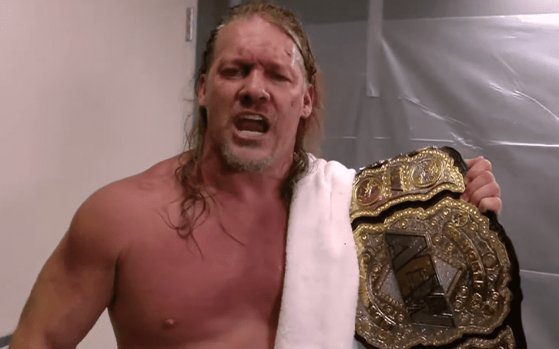 Watch Chris Jericho Celebrate With Champagne After AEW All Out