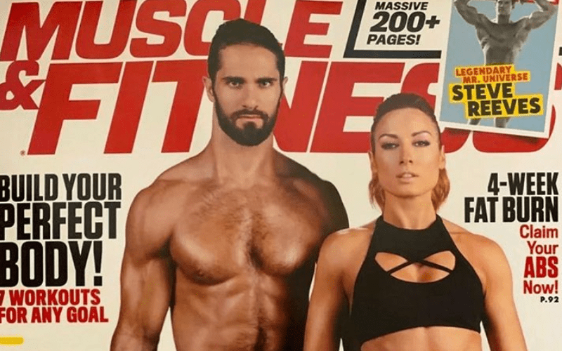 Becky Lynch Comments On Sharing Muscle & Fitness Cover With Seth Rollins