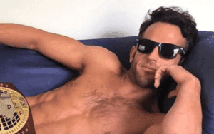 Roderick Strong Recreates Shawn Michaels’ Playgirl Pose With NXT North American Title