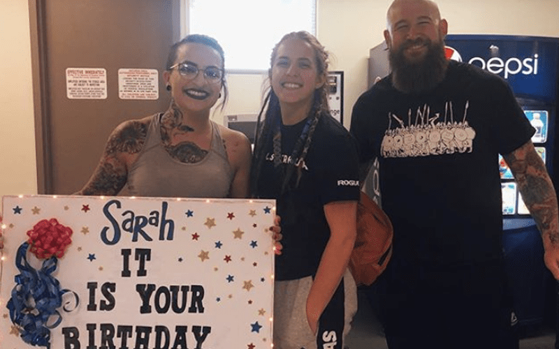 Ruby Riott Surprises Sarah Logan With Birthday Reunion