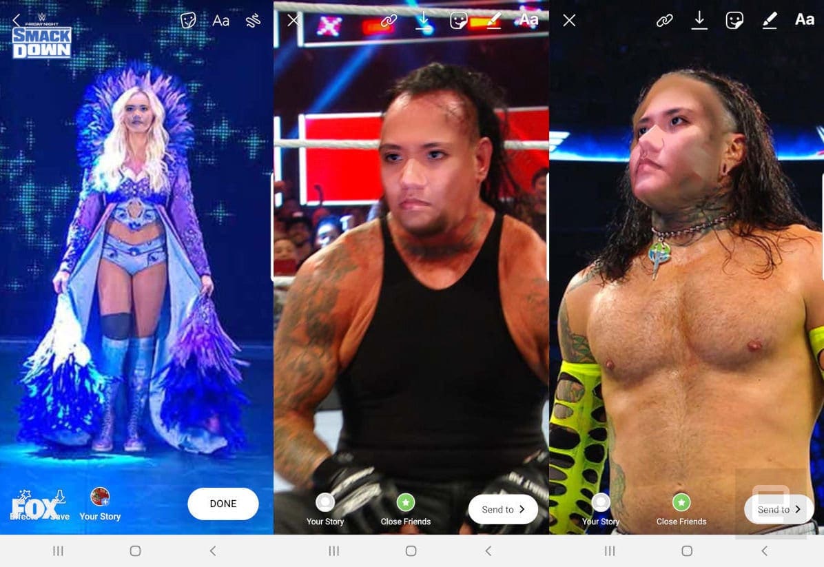 New Facebook & Instagram Filters Turn Fans Into WWE Superstars