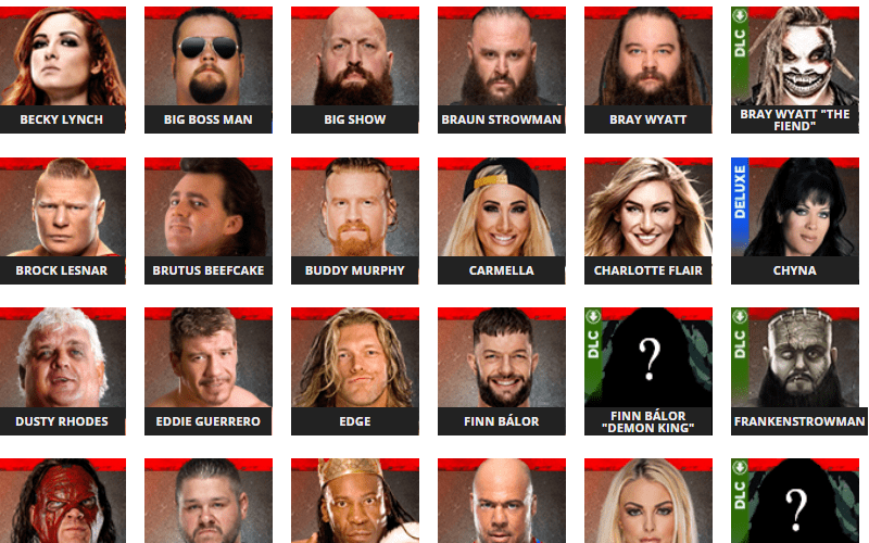 Full WWE 2K20 Playable Character List So Far