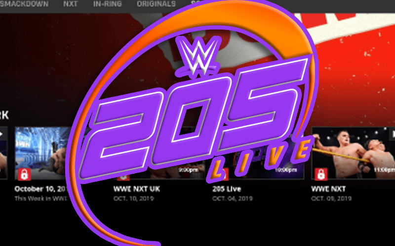 WWE Listing 205 Live In A Very Strange Way This Week
