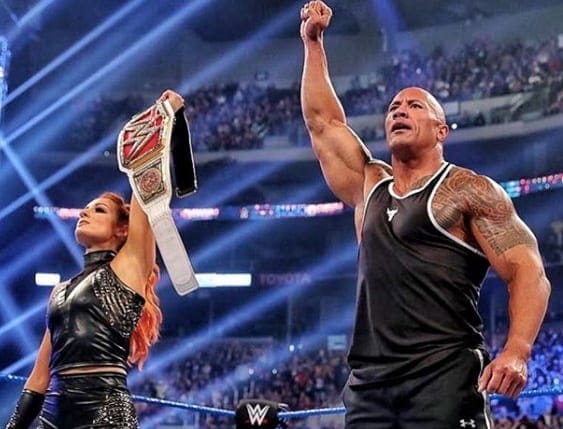 The Rock Praises Becky Lynch After Their SmackDown Segment