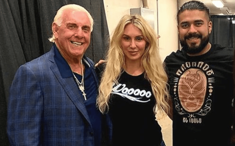 Andrade Talks Friendship With Ric Flair Since Dating Charlotte Flair