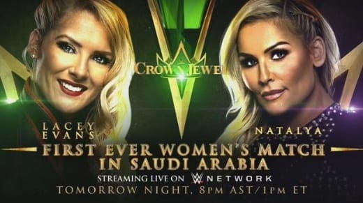 Betting Odds For Lacey Evans vs Natalya At WWE Crown Jewel Revealed