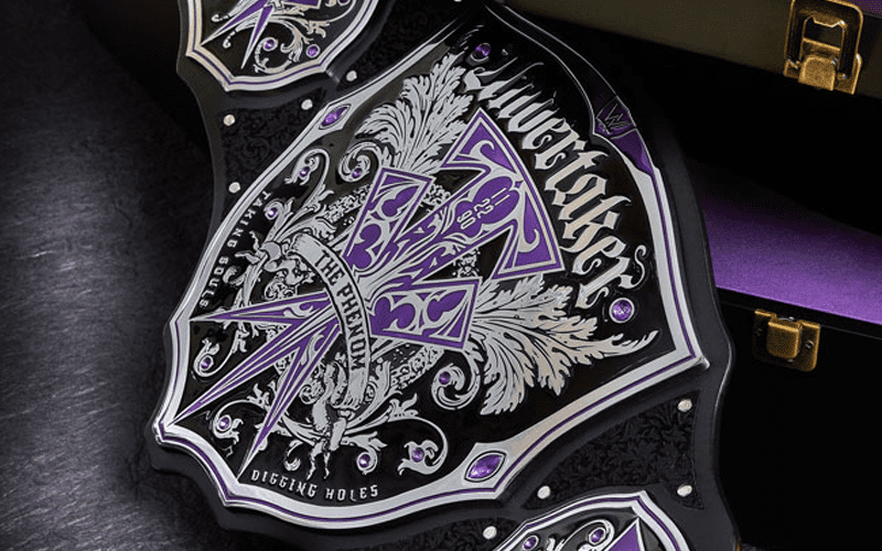 WWE Now Selling Undertaker Legacy Title Belt