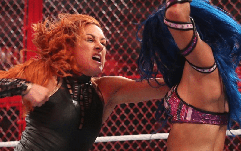Becky Lynch Is Not Happy About Sasha Banks Taking Credit For Hell In A Cell Match