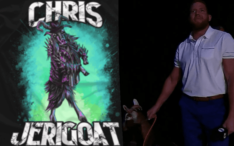 Chris Jericho’s Goat Gets Official AEW T-Shirt