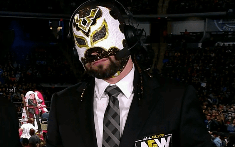 Excalibur Explains Why He Wears A Mask On AEW Commentary