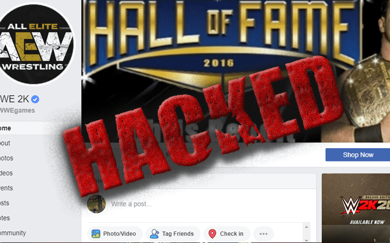 WWE 2K Facebook Account Hacked In A Big Way
