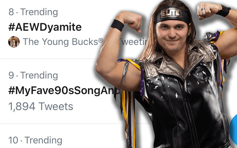 Nick Jackson Gets AEW Dynamite Type-O Trending On Social Media