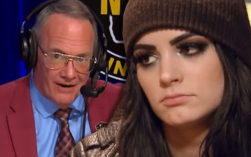 Paige Reacts To Fan Suggesting Jim Cornette For WWE Backstage