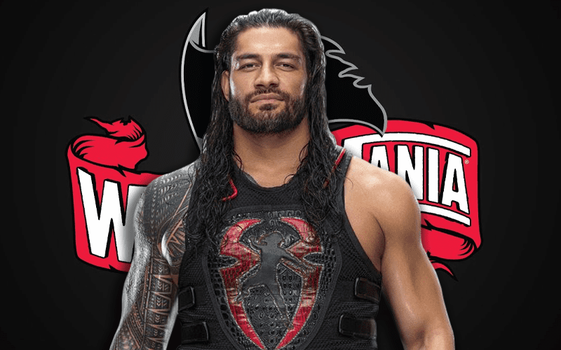 Roman Reigns OFF WWE WrestleMania Card