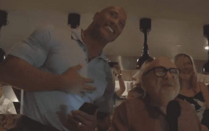 The Rock & Danny DeVito Crash Wedding In Hilarious Video