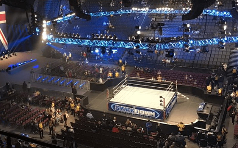 First Look At WWE Stage For RAW & SmackDown In Manchester