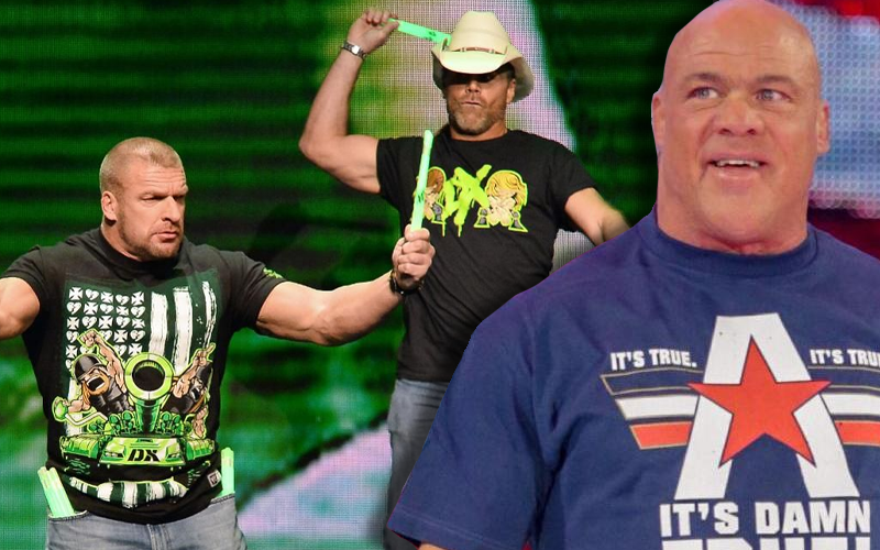 Kurt Angle On How Triple H & Shawn Michaels Helped Him In WWE