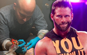 Zack Ryder Gets Big Leg Tattoo
