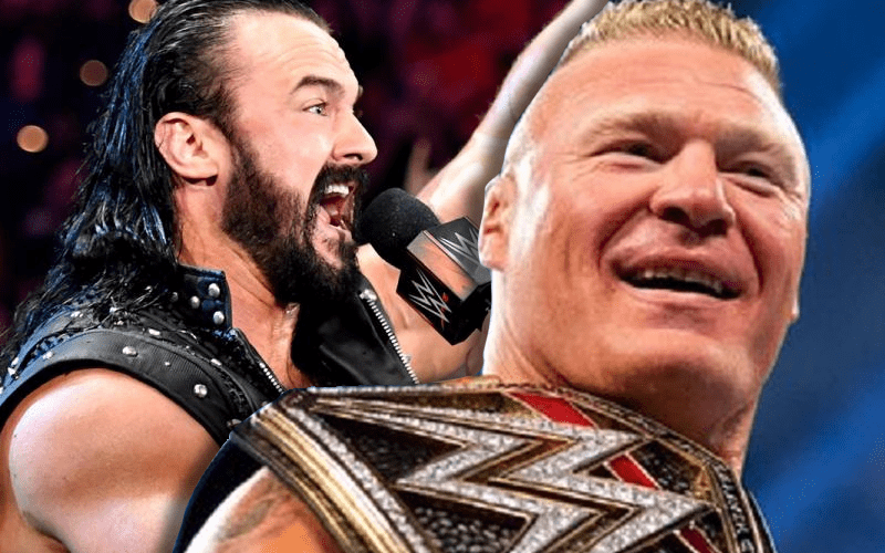 Drew McIntyre’s Problem With Brock Lesnar Isn’t About WWE Part-Time Status