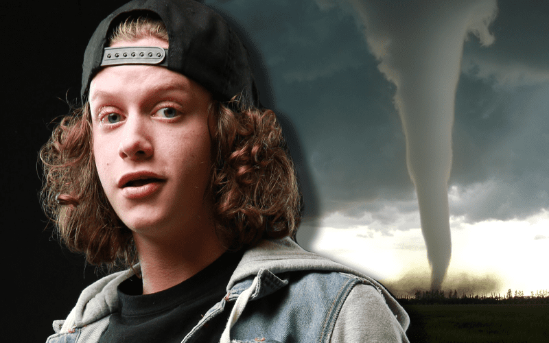 Marko Stunt Stuck In ‘Wild’ Tornado Weather